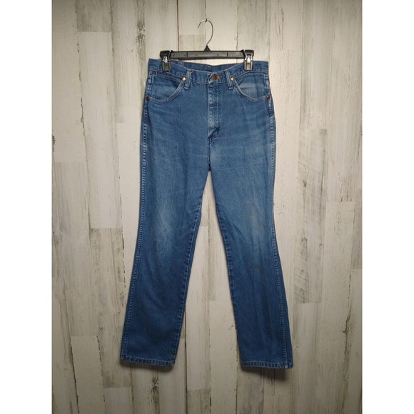 Wrangler 936 Cowboy Cut Rigid Slim Fit Jeans 33x32 (31x30 Actual) - Picture 1 of 6